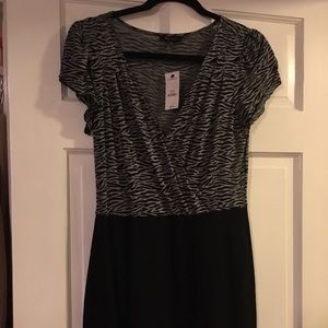 Express leopard top print dress